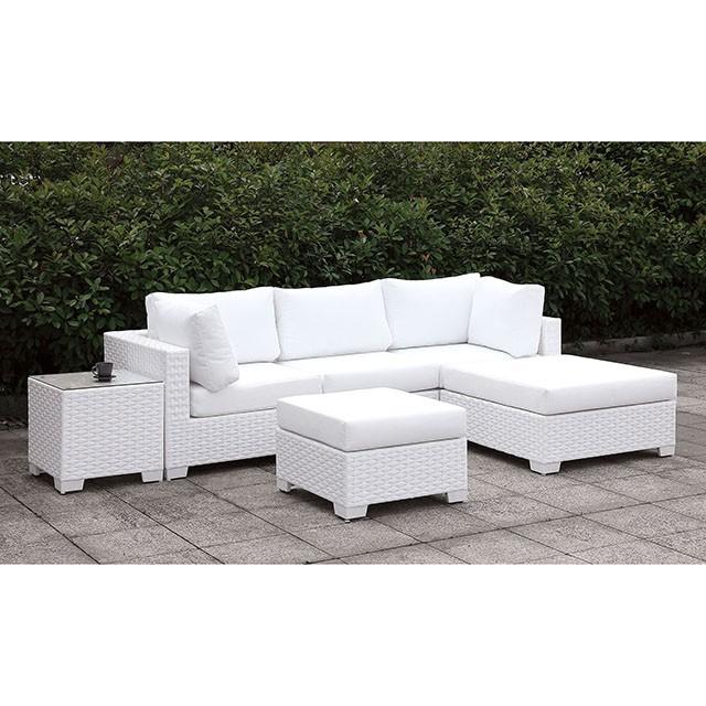 Somani SMALL L-Sectional W/ RIGHT Chaise + Ottoman - Dream Home Furniture & Mattress (Waite Park, MN)