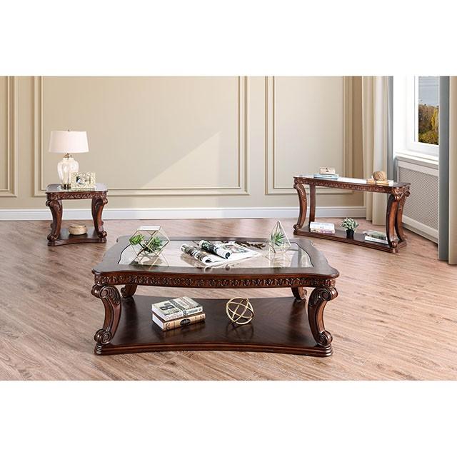 Walworth Dark Oak End Table - Dream Home Furniture & Mattress (Waite Park, MN)