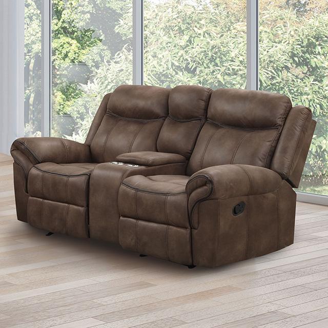 Agata Glider Recliner Loveseat - Dream Home Furniture & Mattress (Waite Park, MN)