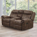 Agata Glider Recliner Loveseat - Dream Home Furniture & Mattress (Waite Park, MN)