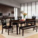 Woodside Dining Table Set with Bench - Dream Home Furniture & Mattress (Waite Park, MN)
