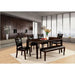 Woodside Dining Table Set with Bench - Dream Home Furniture & Mattress (Waite Park, MN)