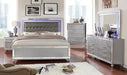 Brachium Queen Bedroom Set Silver - Dream Home Furniture & Mattress (Waite Park, MN)