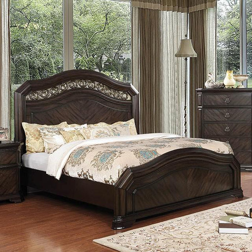 Calliope Espresso E.King Bed - Dream Home Furniture & Mattress (Waite Park, MN)