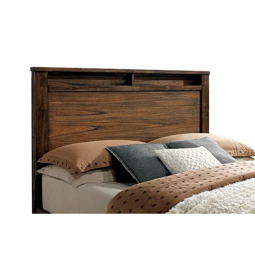 ELKTON Oak Cal.King Bed - Dream Home Furniture & Mattress (Waite Park, MN)