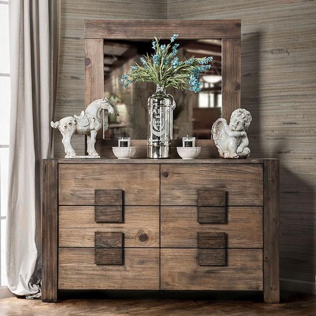 AVEIRO Rustic Natural Tone Dresser - Dream Home Furniture & Mattress (Waite Park, MN)
