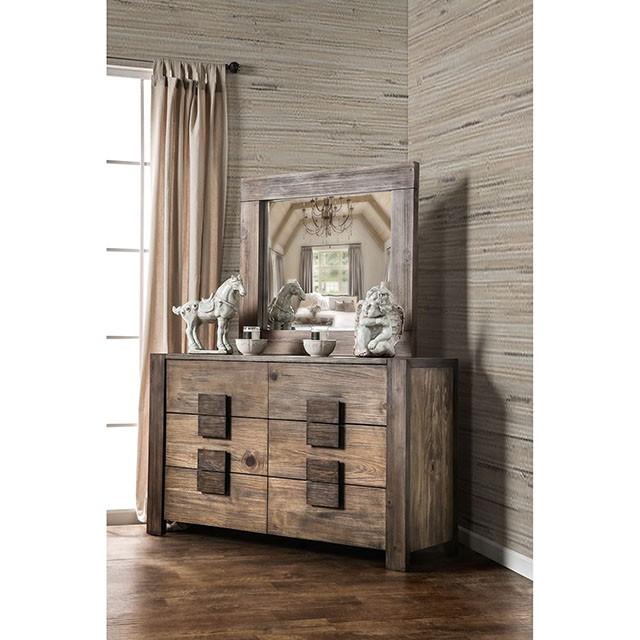 AVEIRO Rustic Natural Tone Dresser - Dream Home Furniture & Mattress (Waite Park, MN)
