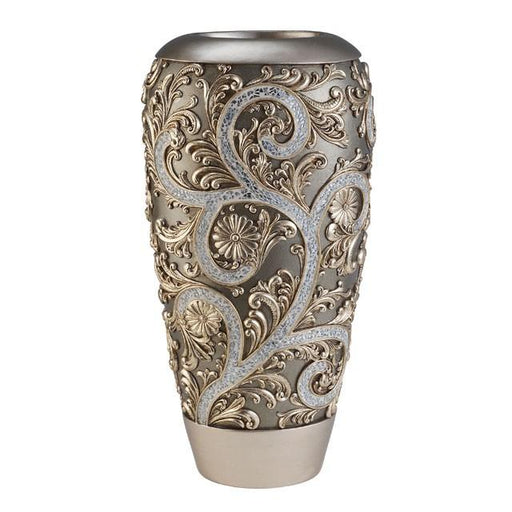 Estelle Champagne Silver Decorative Vase (2/CTN) - Dream Home Furniture & Mattress (Waite Park, MN)