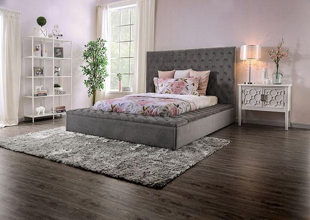 GOLATI Queen Bed, Gray - Dream Home Furniture & Mattress (Waite Park, MN)