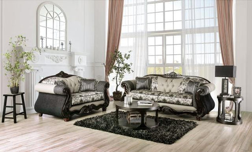 CRESPIGNANO Loveseat, Black/Gray - Dream Home Furniture & Mattress (Waite Park, MN)