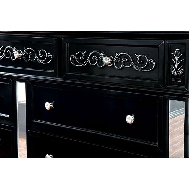 Azha Black Dresser - Dream Home Furniture & Mattress (Waite Park, MN)