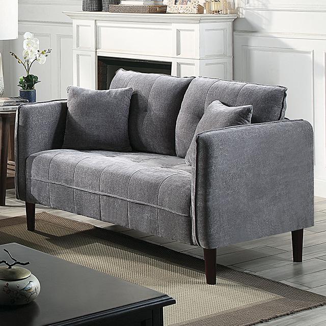 LYNDA Loveseat w/ Pillows - Dream Home Furniture & Mattress (Waite Park, MN)