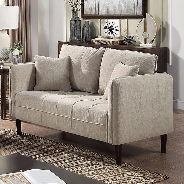 LYNDA Loveseat w/ Pillows - Dream Home Furniture & Mattress (Waite Park, MN)