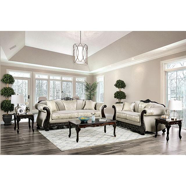 Newdale Ivory Sofa - Dream Home Furniture & Mattress (Waite Park, MN)