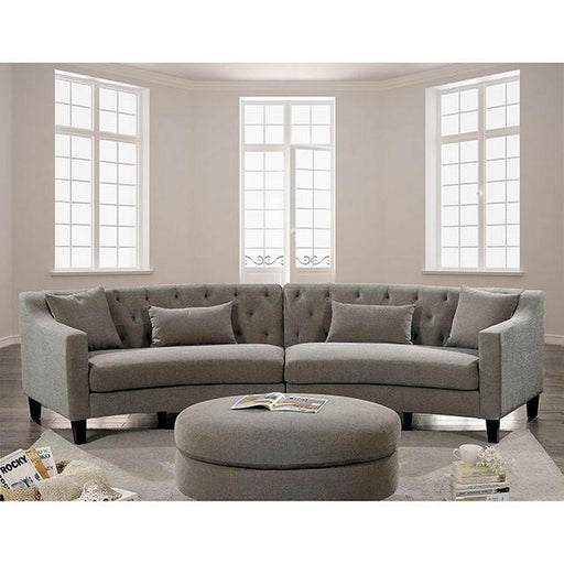 SARIN Warm Gray Ottoman - Dream Home Furniture & Mattress (Waite Park, MN)