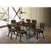 Shayna Black/Light Oak Side Chair (2/ctn) - Dream Home Furniture & Mattress (Waite Park, MN)
