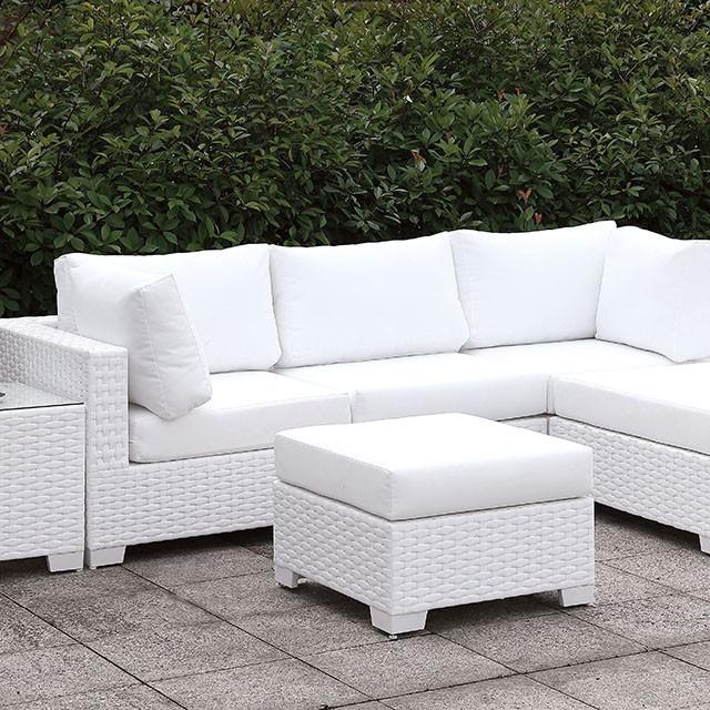 Somani SMALL L-Sectional W/ RIGHT Chaise + Ottoman - Dream Home Furniture & Mattress (Waite Park, MN)