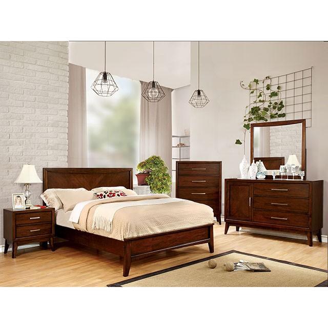 SNYDER Brown Cherry Mirror - Dream Home Furniture & Mattress (Waite Park, MN)