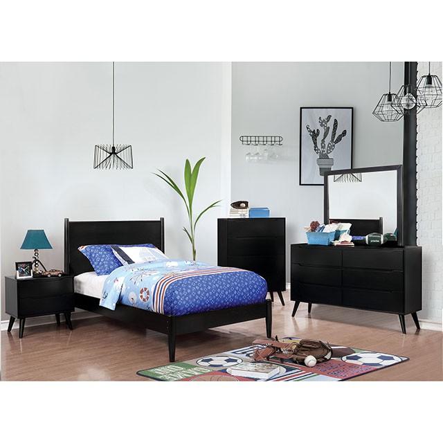 LENNART II Black Dresser - Dream Home Furniture & Mattress (Waite Park, MN)