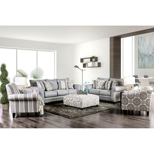 Misty Blue Gray Sofa - Dream Home Furniture & Mattress (Waite Park, MN)