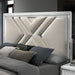 Emmeline 4 & 5 Piece Queen Bedroom Set Gray & White - Dream Home Furniture & Mattress (Waite Park, MN)