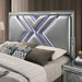 Emmeline 4 & 5 Piece Queen Bedroom Set Gray & White - Dream Home Furniture & Mattress (Waite Park, MN)
