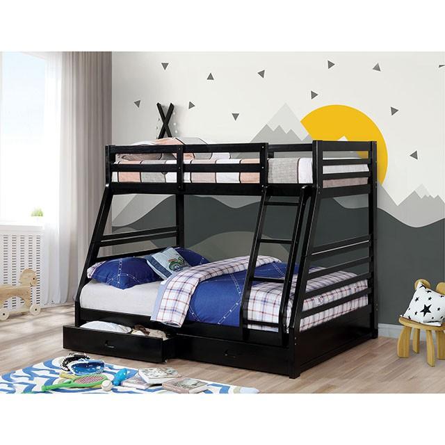 California Twin/Full Bunk Bed - Dream Home Furniture & Mattress (Waite Park, MN)