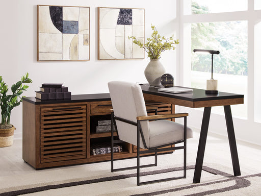 Kallari Credenza with Desk Return - Dream Home Furniture & Mattress (Waite Park, MN)