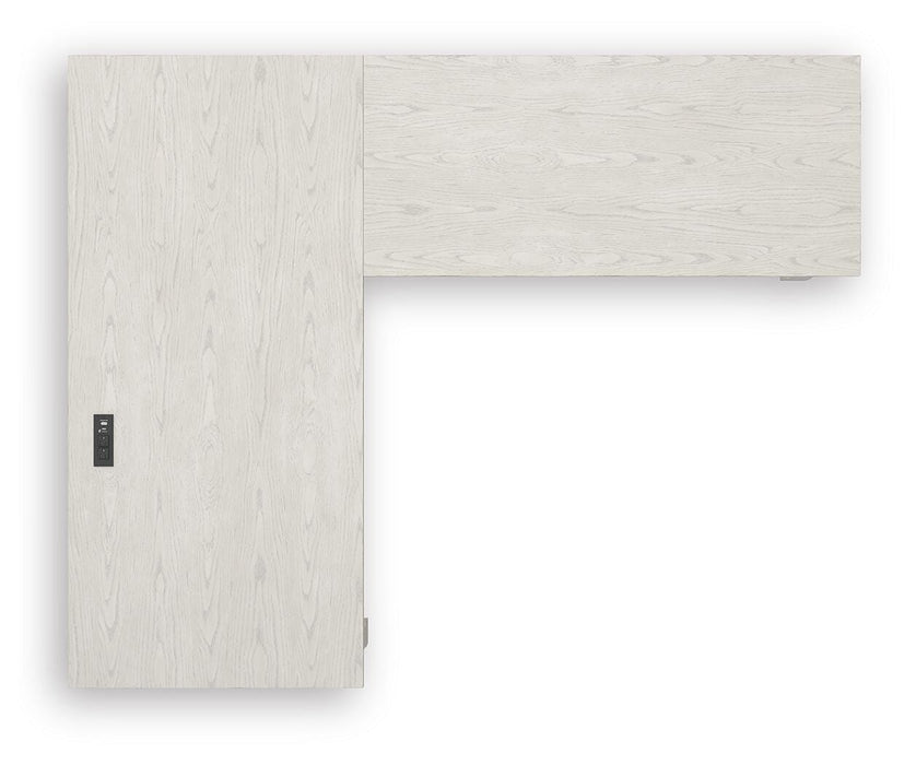 Robbinsdale L-Shaped Home Office Desk - Dream Home Furniture & Mattress (Waite Park, MN)