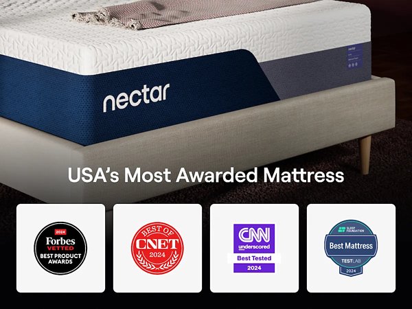 Nectar Luxe Memory Foam 5.1 Mattress - Dream Home Furniture & Mattress (Waite Park, MN)