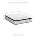 Chime 12 Inch Hybrid Mattress in a Box - Dream Home Furniture & Mattress (Waite Park, MN)
