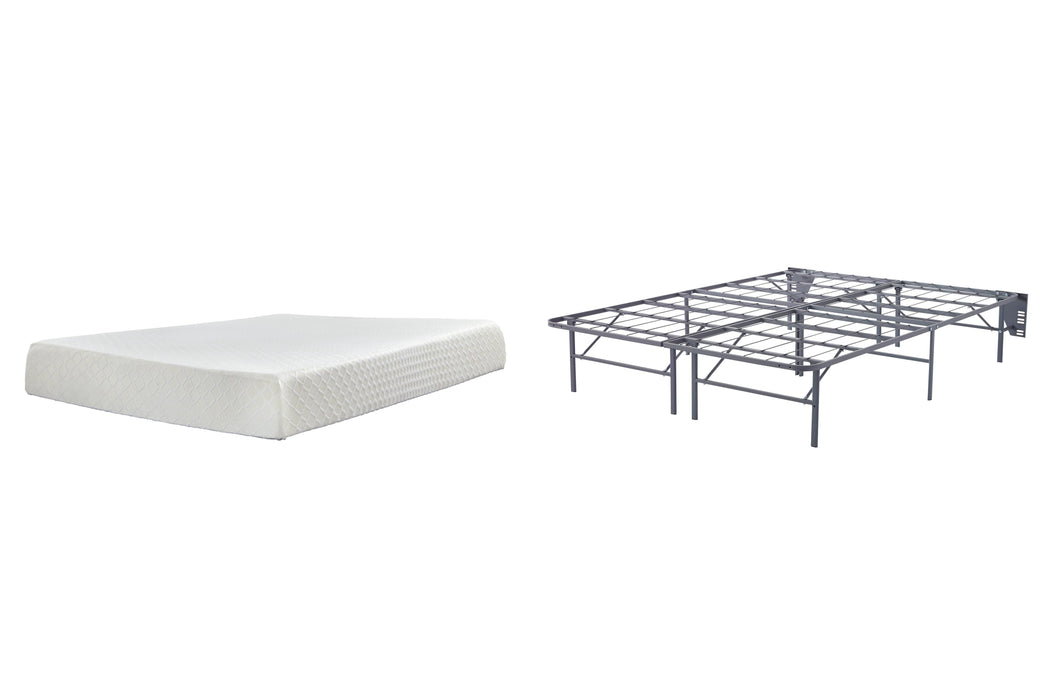10 Inch Chime Memory Foam Mattress Set - Dream Home Furniture & Mattress (Waite Park, MN)