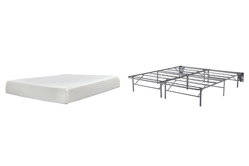 10 Inch Chime Memory Foam Mattress Set - Dream Home Furniture & Mattress (Waite Park, MN)