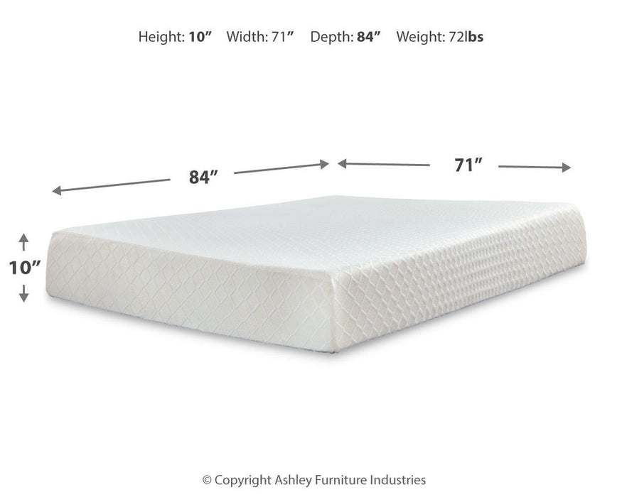 10 Inch Chime Memory Foam Mattress Set - Dream Home Furniture & Mattress (Waite Park, MN)