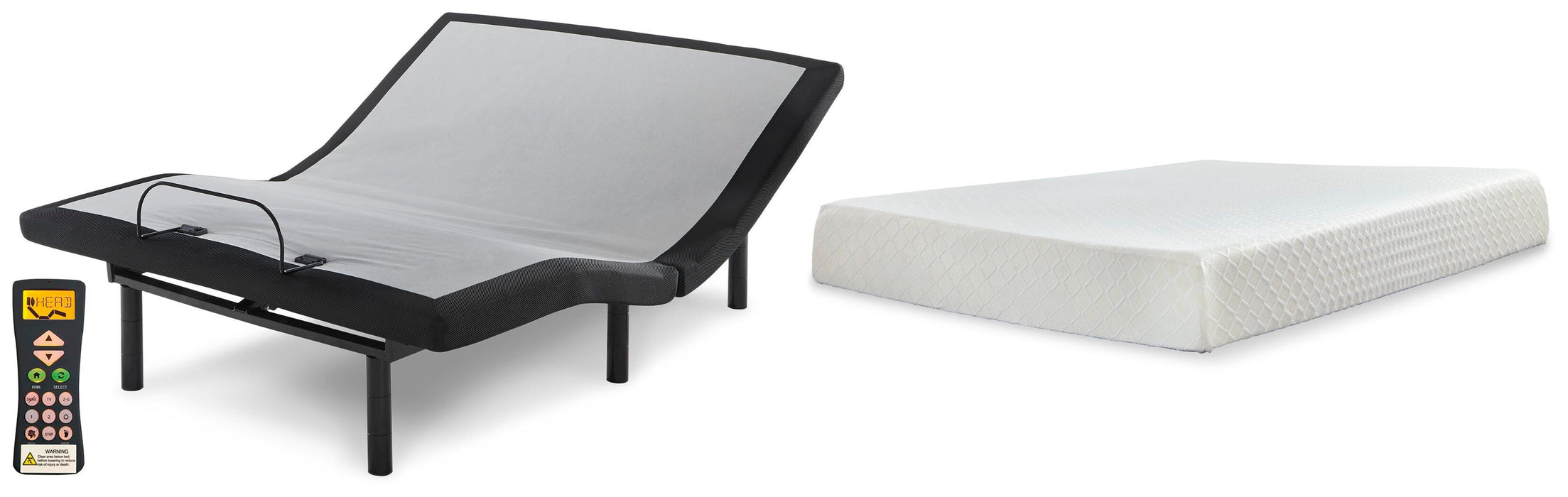 10 Inch Chime Memory Foam Mattress Set - Dream Home Furniture & Mattress (Waite Park, MN)