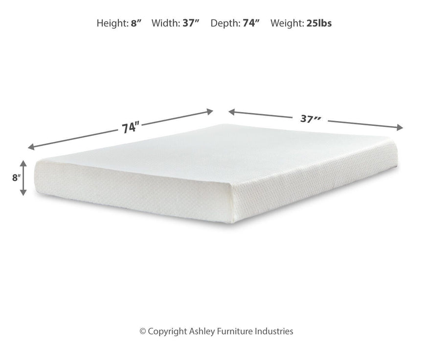 Chime 8 Inch Memory Foam Mattress in a Box - Dream Home Furniture & Mattress (Waite Park, MN)