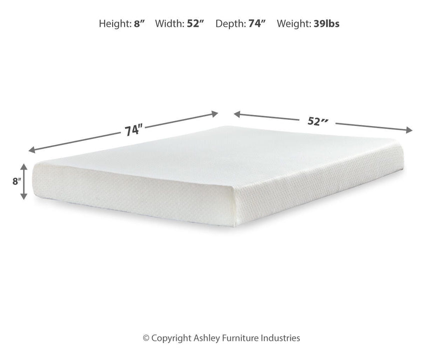 Chime 8 Inch Memory Foam Mattress in a Box - Dream Home Furniture & Mattress (Waite Park, MN)