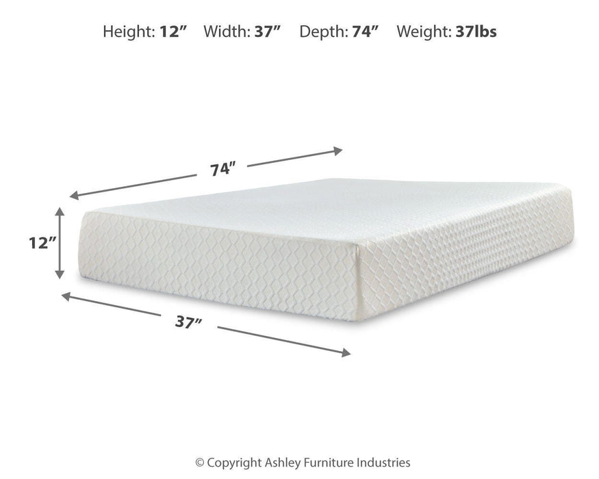 Chime 12 Inch Memory Foam Mattress in a Box - Dream Home Furniture & Mattress (Waite Park, MN)