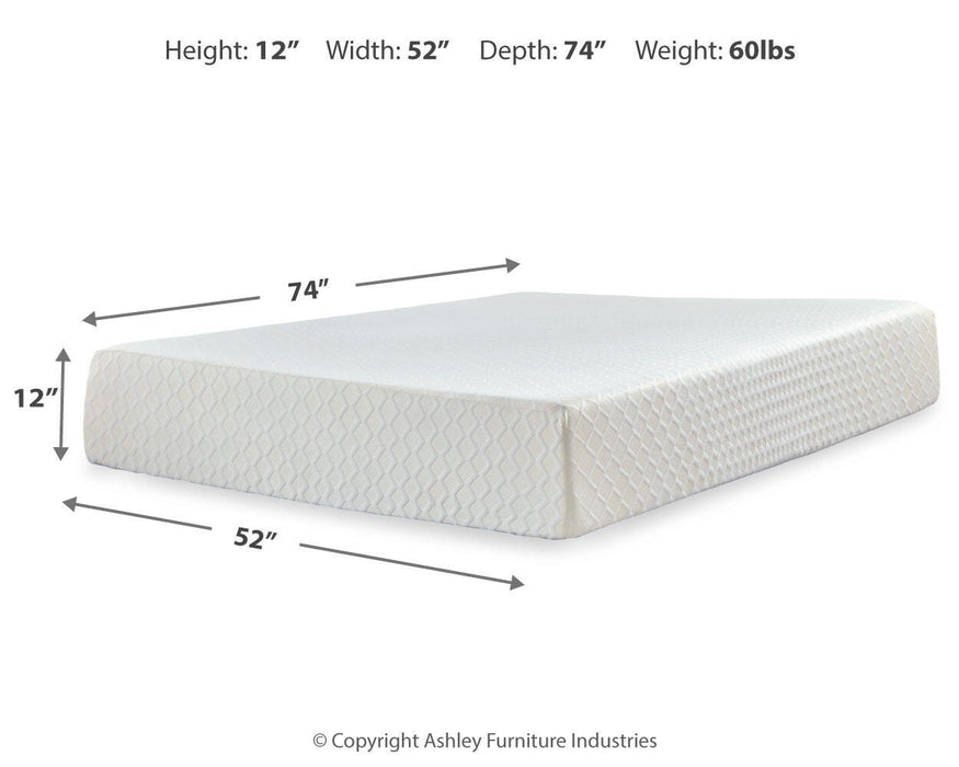 Chime 12 Inch Memory Foam Mattress in a Box - Dream Home Furniture & Mattress (Waite Park, MN)