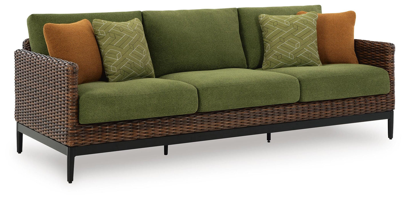 Horizon Hall Outdoor Sofa with Cushion - Dream Home Furniture & Mattress (Waite Park, MN)