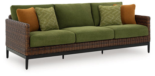 Horizon Hall Outdoor Sofa with Cushion - Dream Home Furniture & Mattress (Waite Park, MN)