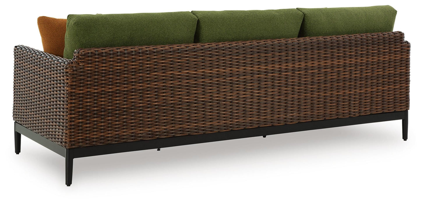 Horizon Hall Outdoor Sofa with Cushion - Dream Home Furniture & Mattress (Waite Park, MN)