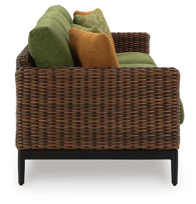 Horizon Hall Outdoor Sofa with Cushion - Dream Home Furniture & Mattress (Waite Park, MN)