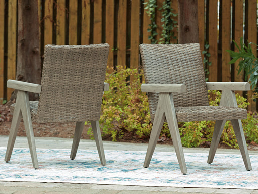 Cliff Trails Outdoor Arm Chair (Set of 2) - Dream Home Furniture & Mattress (Waite Park, MN)