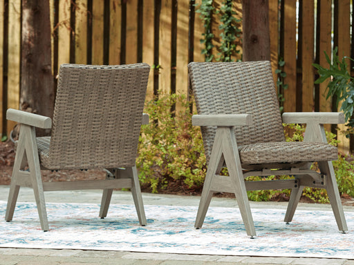 Cliff Trails Outdoor Rocking Arm Chair (Set of 2) - Dream Home Furniture & Mattress (Waite Park, MN)