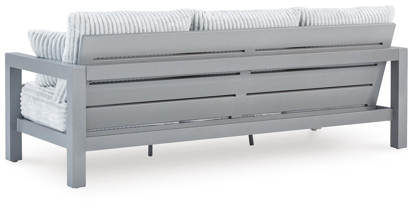 Hurley Park Outdoor Sofa with Cushion - Dream Home Furniture & Mattress (Waite Park, MN)