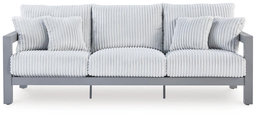 Hurley Park Outdoor Sofa with Cushion - Dream Home Furniture & Mattress (Waite Park, MN)