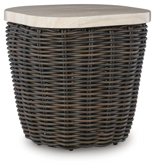 Kimora Outdoor End Table - Dream Home Furniture & Mattress (Waite Park, MN)