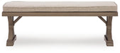 Laguna Heights Bench with Cushion - Dream Home Furniture & Mattress (Waite Park, MN)