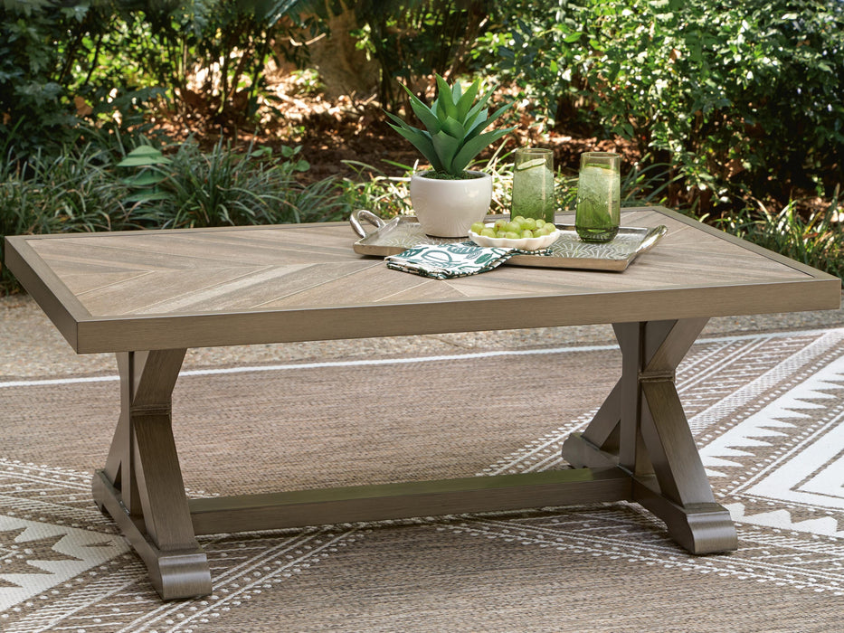 Laguna Heights Outdoor Coffee Table - Dream Home Furniture & Mattress (Waite Park, MN)
